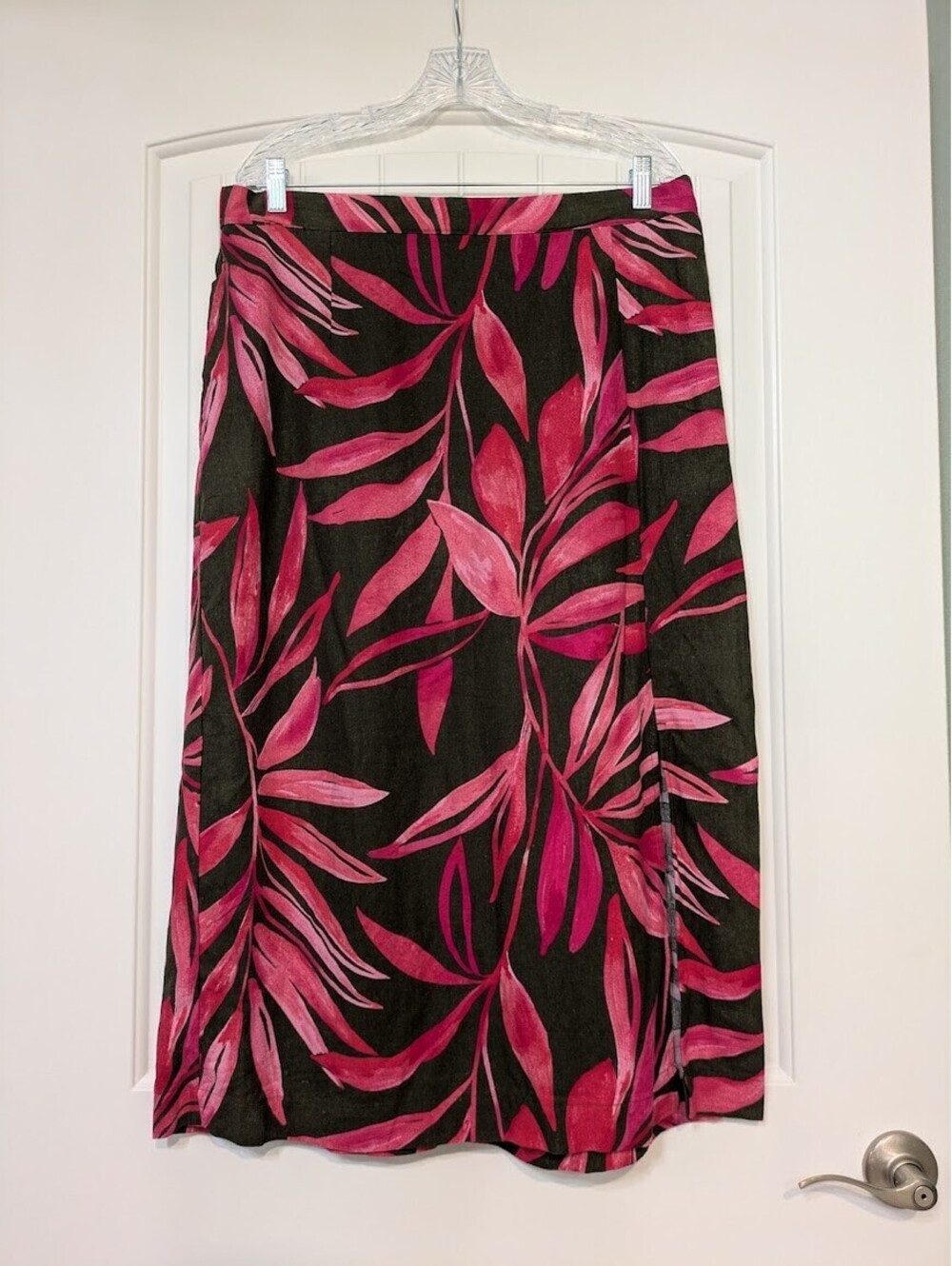 Time and Tru Long Skirt XL Wild Orchid Rush